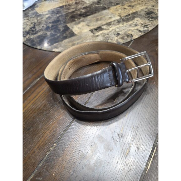 Unbranded Brown Genuine Leather Belt Men's XL USA Made - Picture 1 of 3
